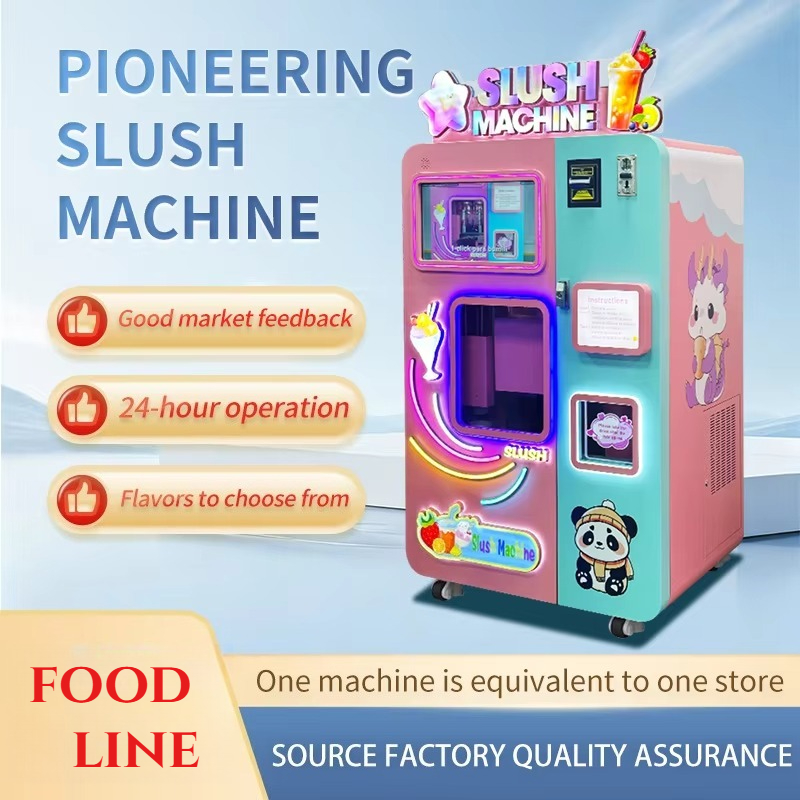 プレミックス対応スラッシー自動販売機は、既製の業務用スラッシ - Slushie Machine Vending のレビューと価格