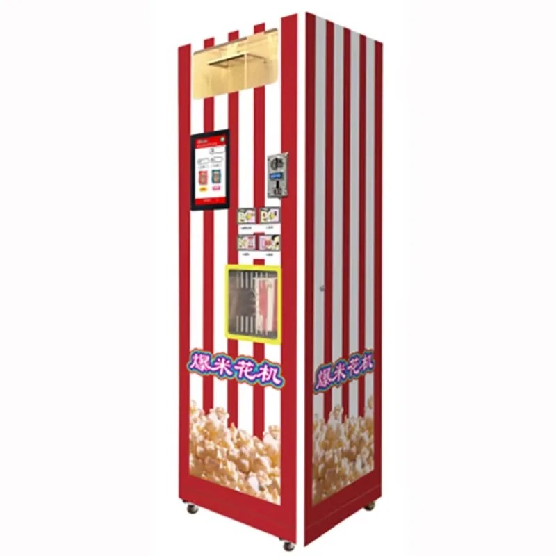 カスタマイズされた中国製ガス式業務用ポップコーン製造機、業務 - Popcorn Vending Machine のレビューと価格