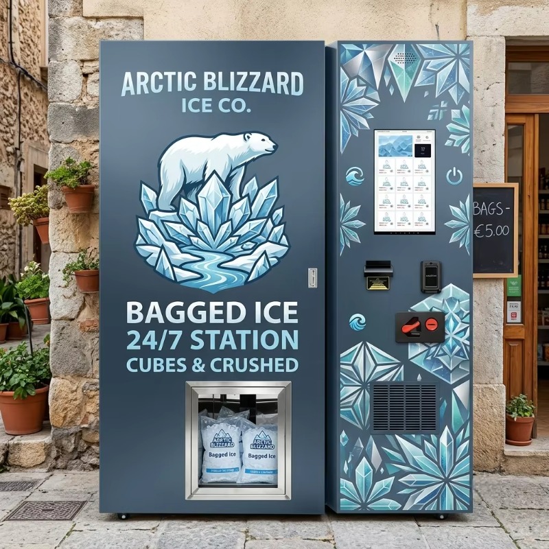 大容量450kg袋入り氷販売機、紙幣識別機・クレジットカード - Bill Acceptor Vending のレビューと価格