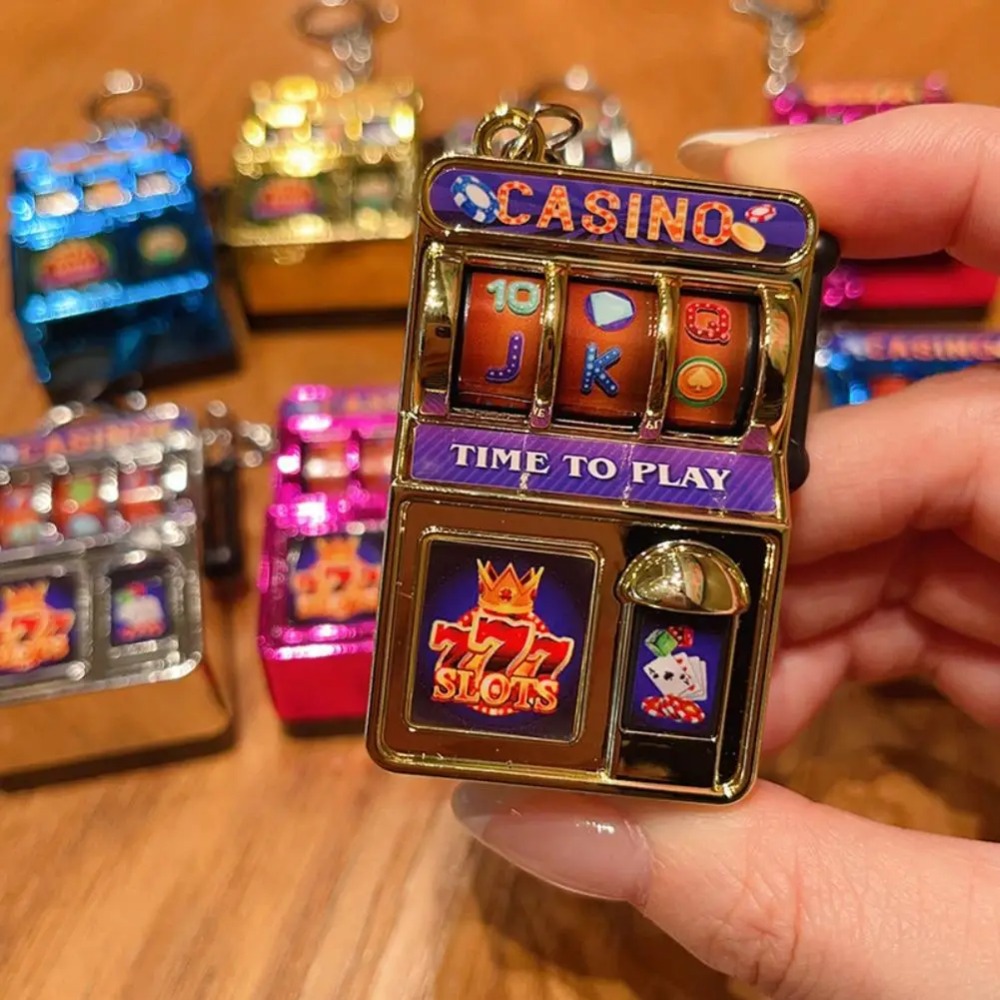 ファッションスロットマシンキーホルダー ミニラッキージャック - Fruit Slot Machine のレビューと価格